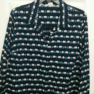 Crown & ivy elephant shirt